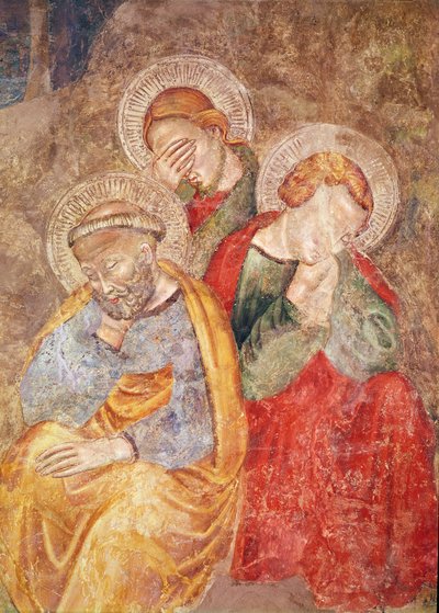 Apôtres sur le mont des Oliviers - Giotto di Bondone